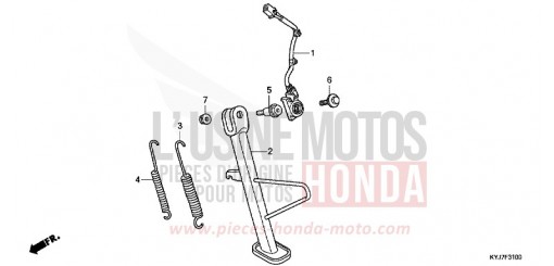 BEQUILLE CBR250RAD de 2013